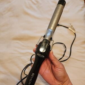 Revlon Black and Silver Curling Iron